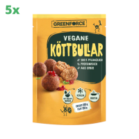 5x Greenforce Vegane Köttbullar Mix 75 g