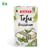 6x GAZi Vegan Bio Tofu Basilikum 200 g