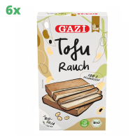 6x GAZi Vegan Bio Tofu Rauch 200 g