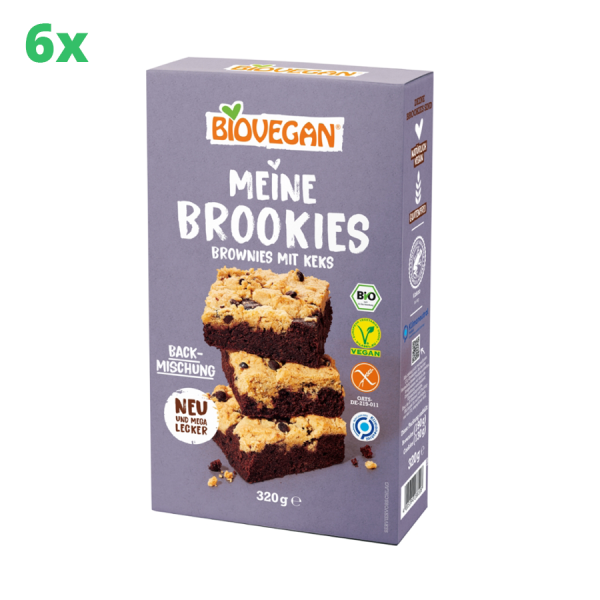 6x Biovegan Meine Brookies 320 g