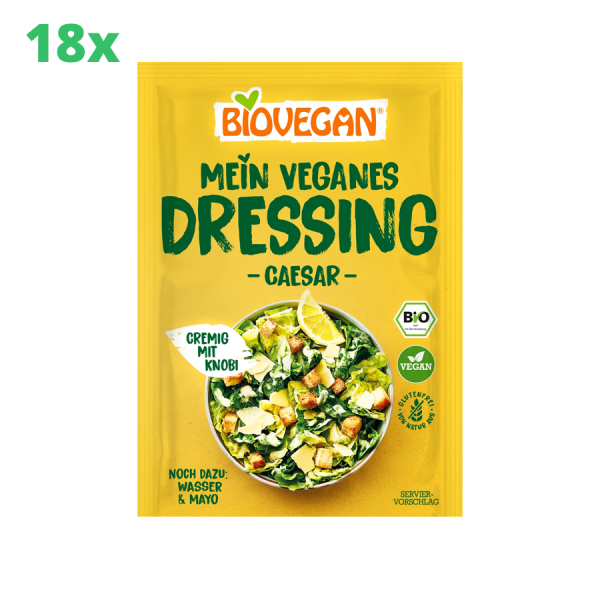 18x Mein veganes Dressing, Caesar 15 g