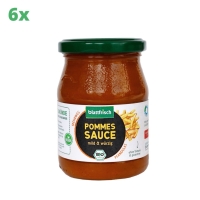 6x Blattfrisch Bio-Pommes Sauce (Pfandglas) 250 ml