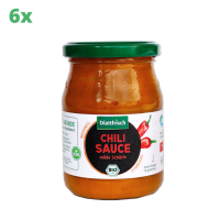 6x Blattfrisch Bio-Chili Sauce (Pfandglas) 250 ml