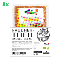 8x TOFU MAMA Räuchertofu Mandel-Sesam 200 g...